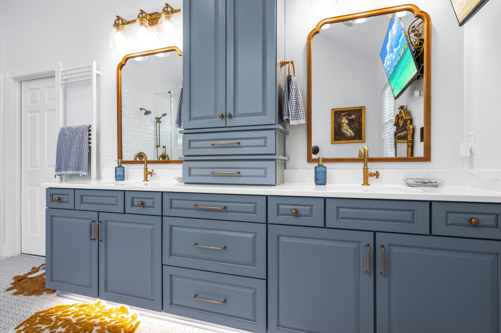 Blue Cary Bathroom