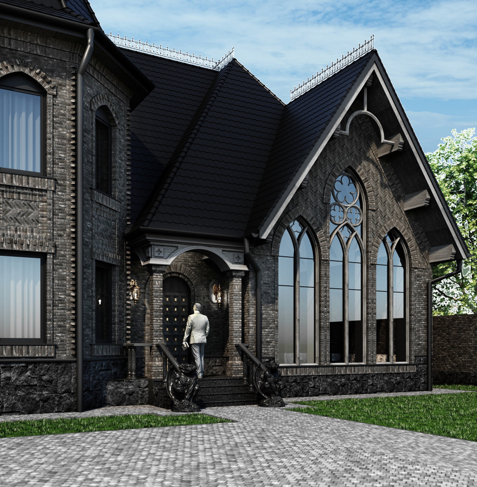 Частный дом в готическом стиле