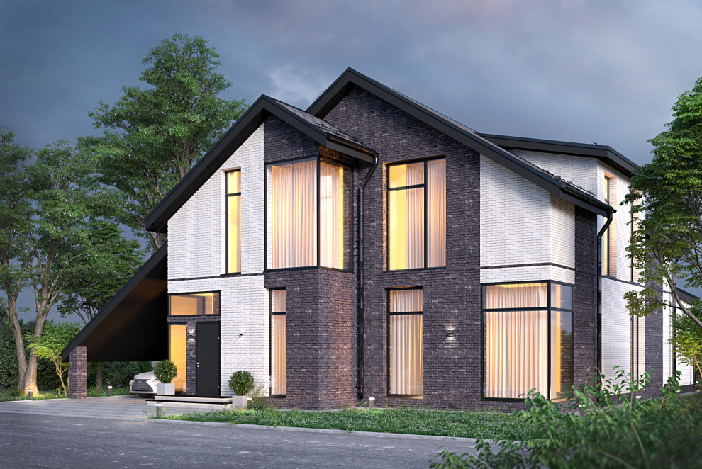 Дизайн фасадов дома в Краснодаре