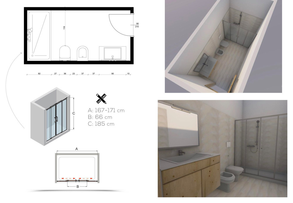 progettazione , particolari e rendere