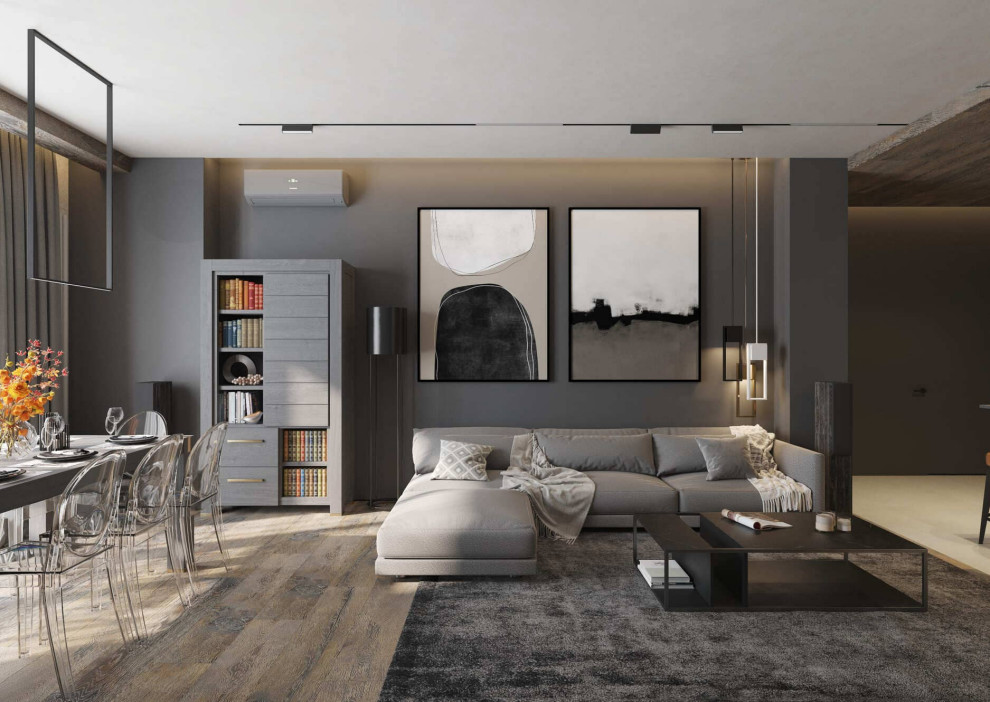 Лофт и облака. Квартира 140 м2 в центре города