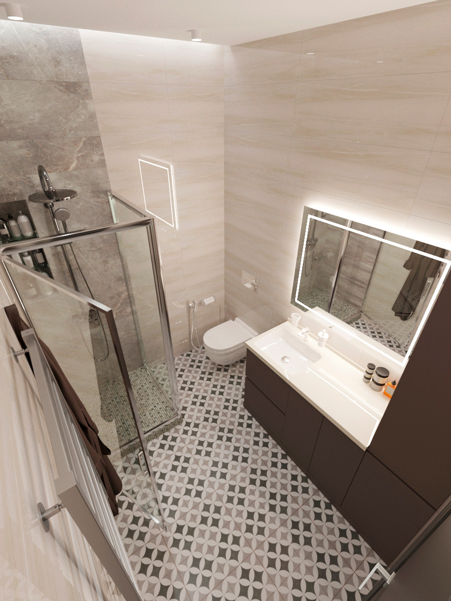 Проект санузла в квартире