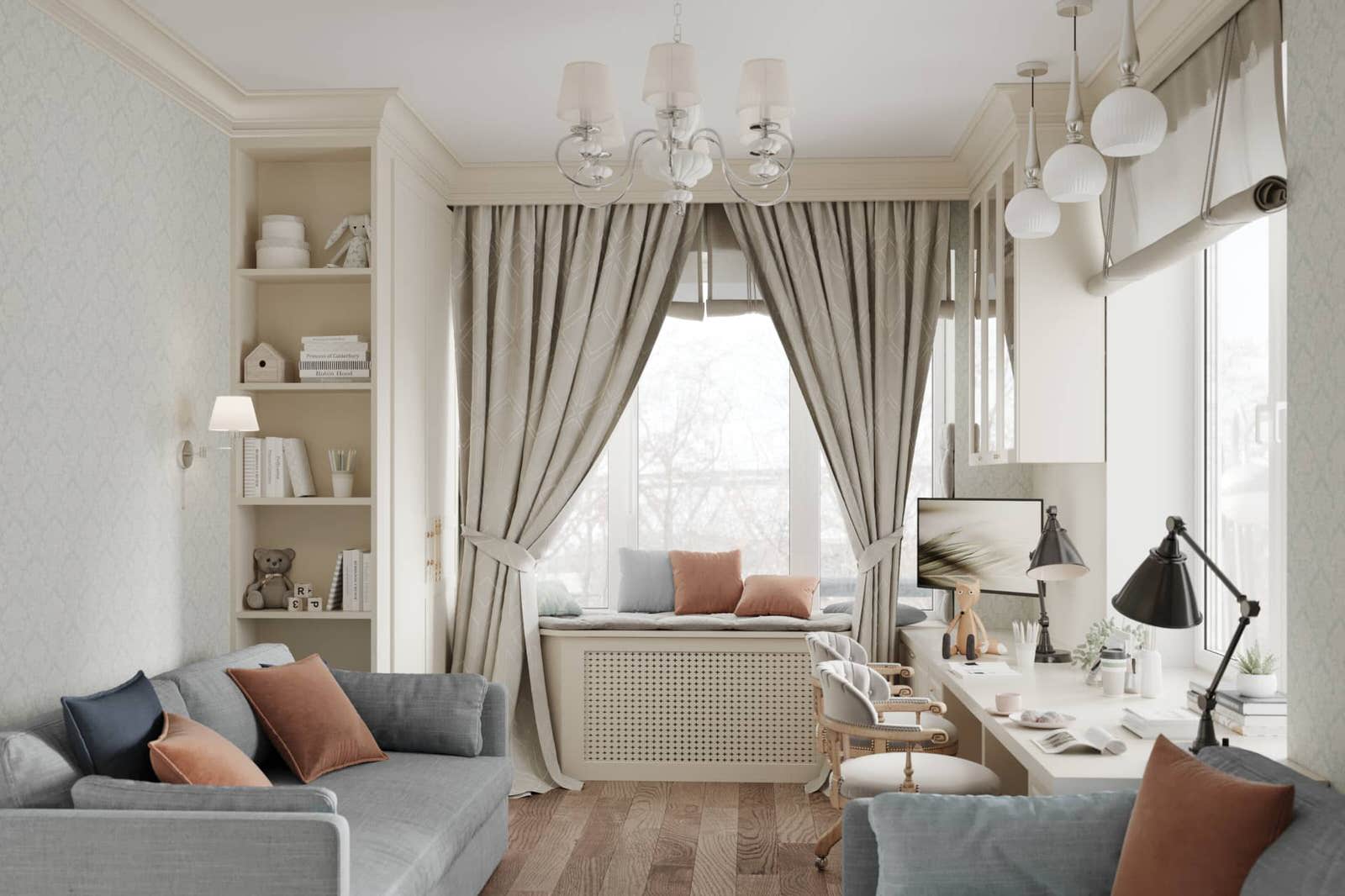 Дизайн квартиры в ЖК «Город на Реке Тушино-2018» — Воплощение семейного уюта