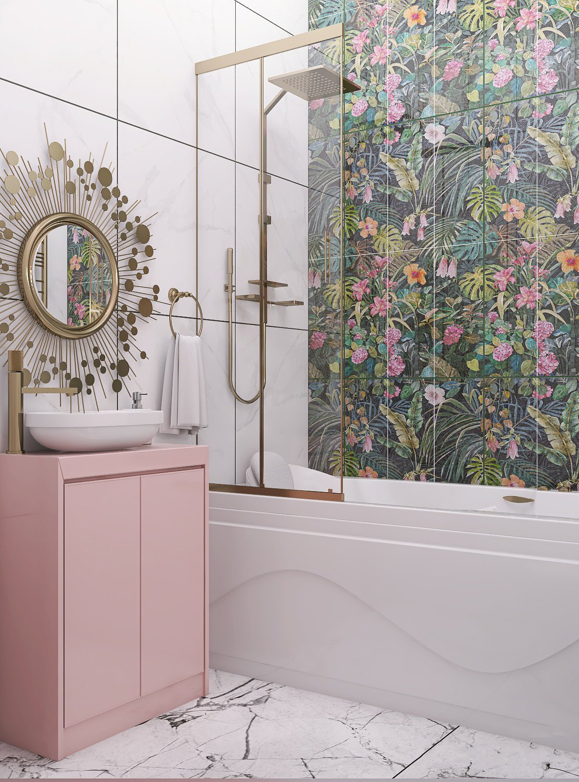 Неоклассика в оттенках нежной розы и сапфира