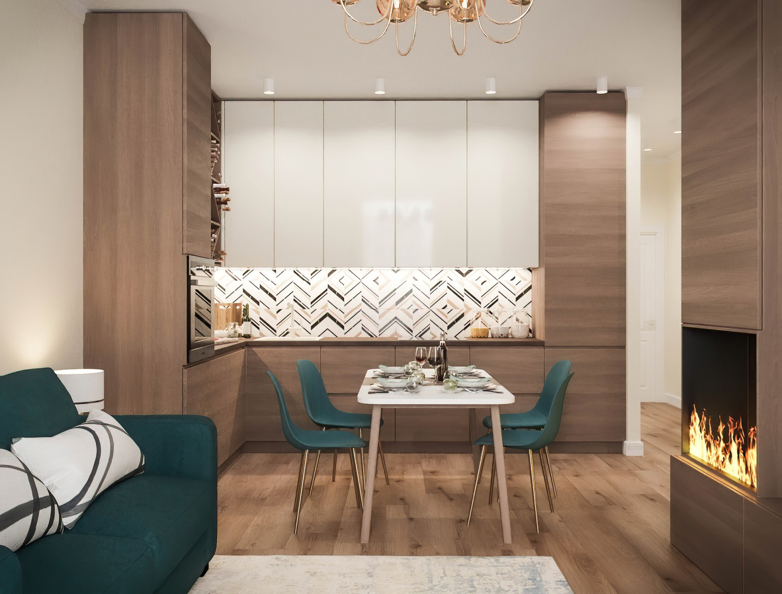 современные кухни