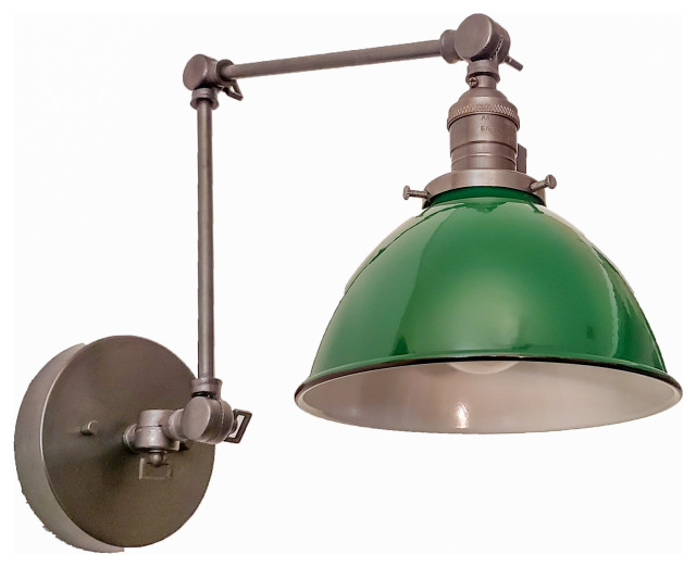 Industrial Swing Arm Wall Lamps, Studio Designs Swing Arm Lamp