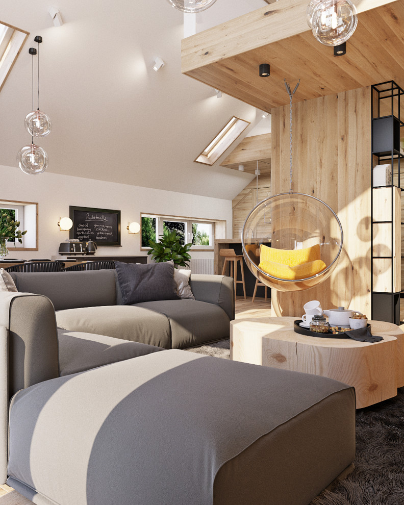 Гостиная в загородном доме