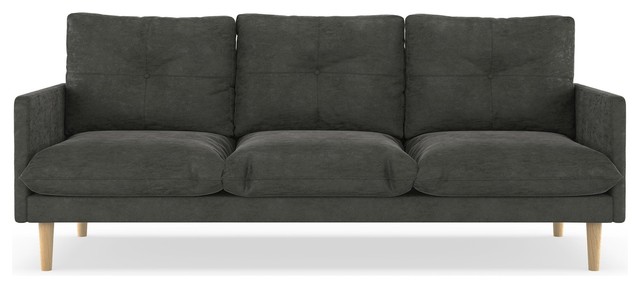 Byron Sofa Micro Suede Midcentury Sofas By Nyekoncept Byron Sofa Micro Suede Midcentury