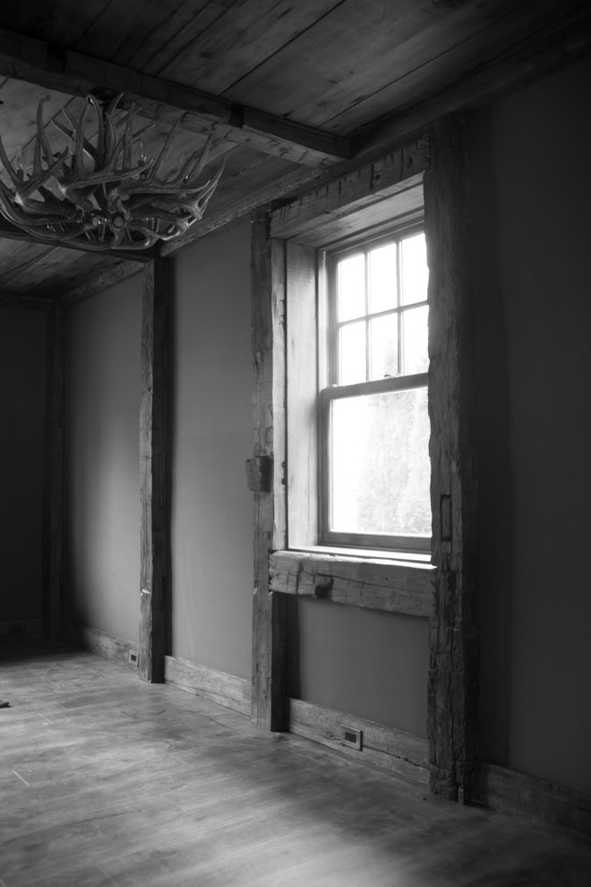 Interior remodeling with reclaimed lumber