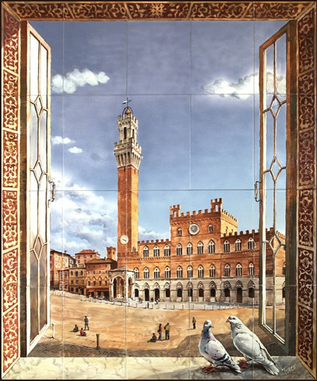 Фальшокна с росписью