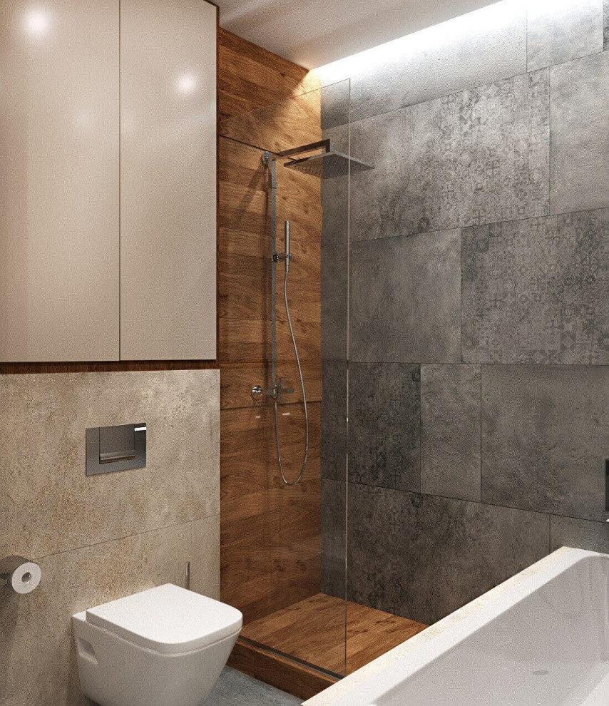 Душевая в ванной комнате