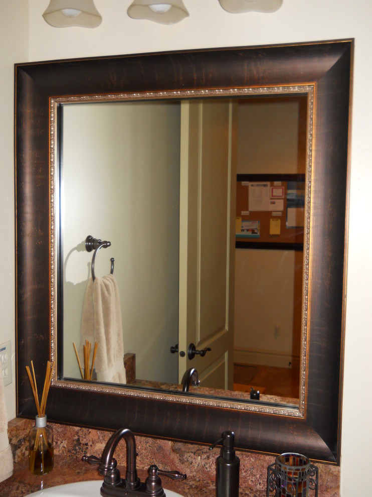Mirror Frame Kit Traditional Bathroom Salt Lake City By
