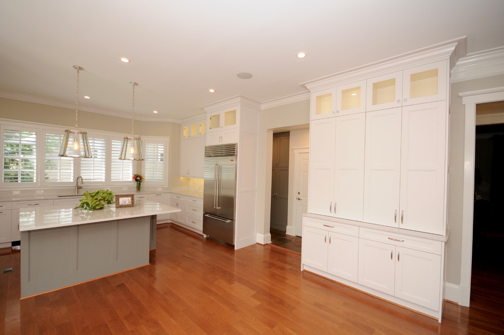 Inspiration for a transitional home design remodel in DC Metro