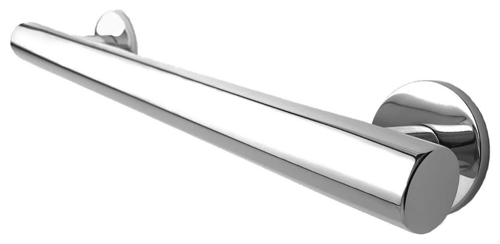 Balance Stainless Steel Grab Bar, 18", Bright Polished