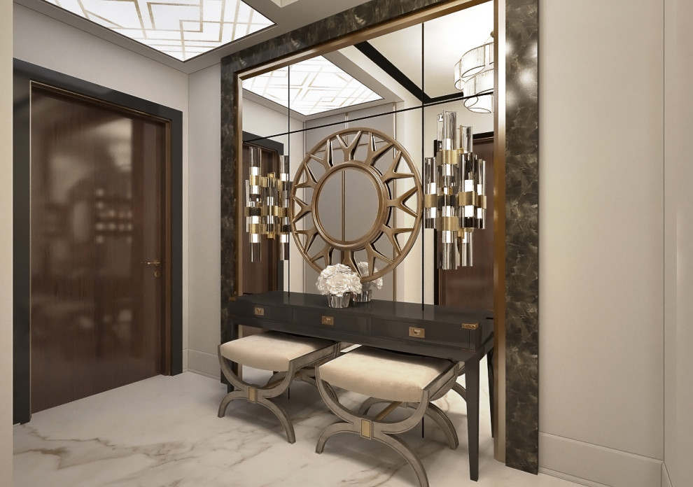 Проект квартиры ЖК «Алые паруса» в стиле Арт-деко