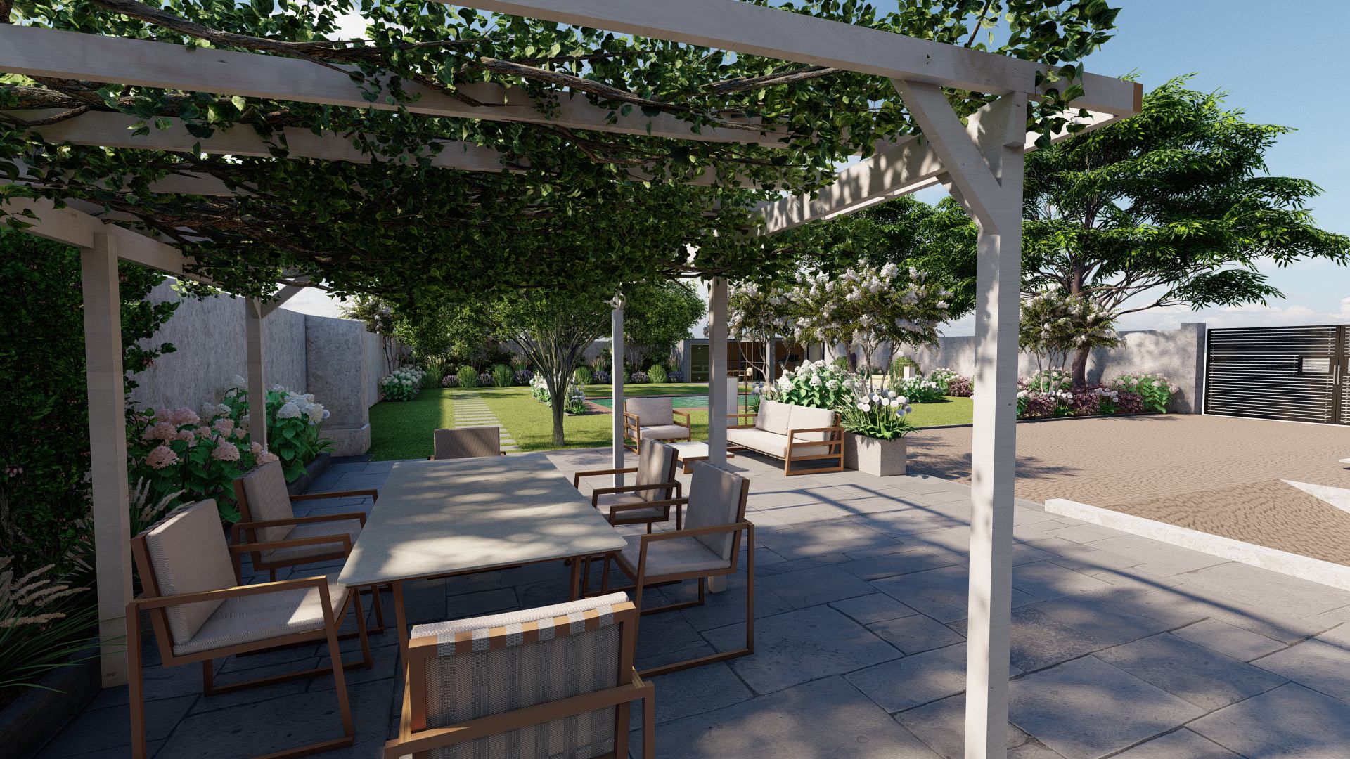 The white garden