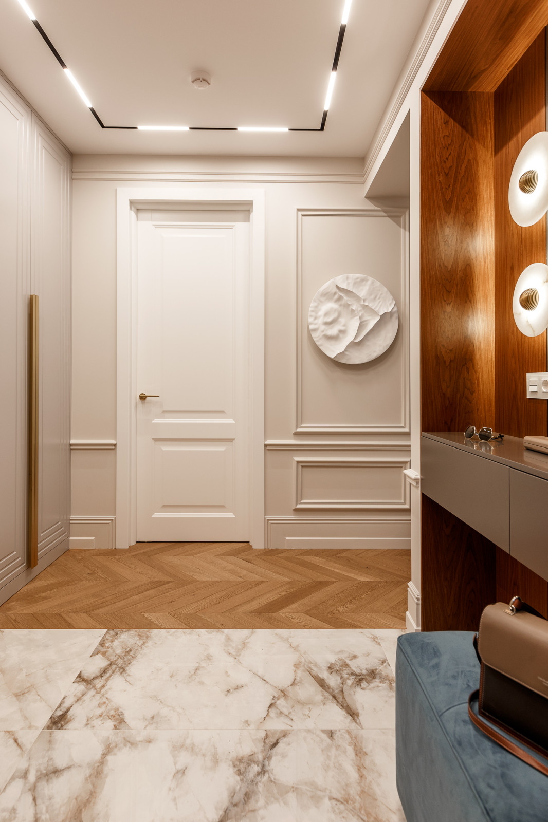 Реализованный дизайн проект квартиры в ЖК "Горный"