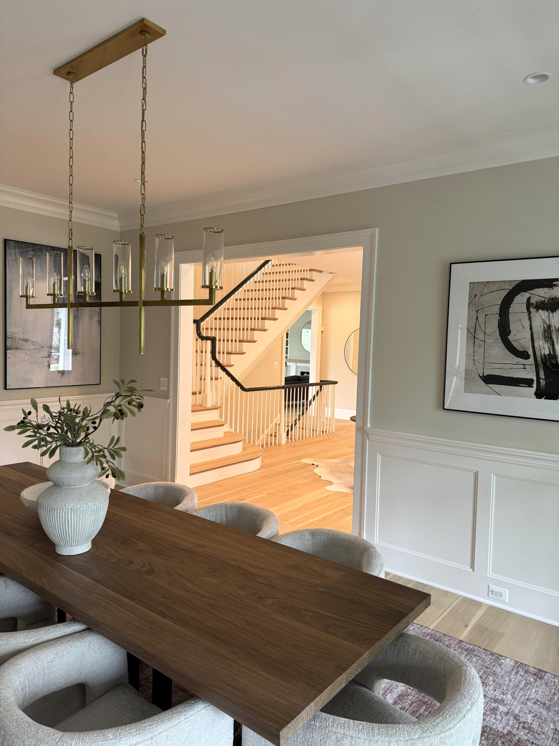 138_Elegant Double Bullnose Entry Stair, Bethesda, MD 20814