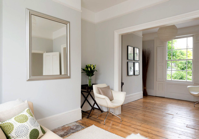 Linton Street contemporary-vardagsrum