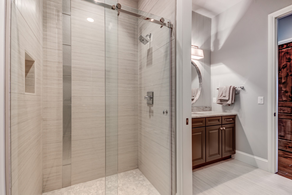 Home design - transitional home design idea in Denver