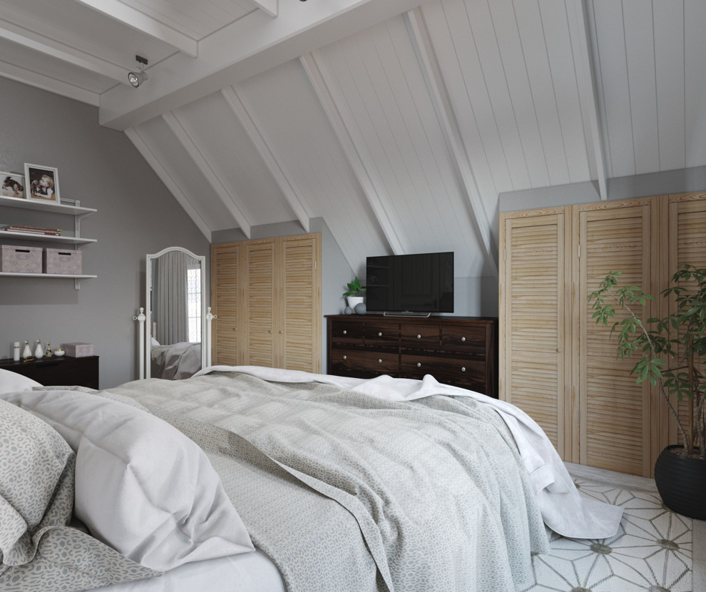 Дизайн интерьера спальни в Скандинавском стиле в Калининграде