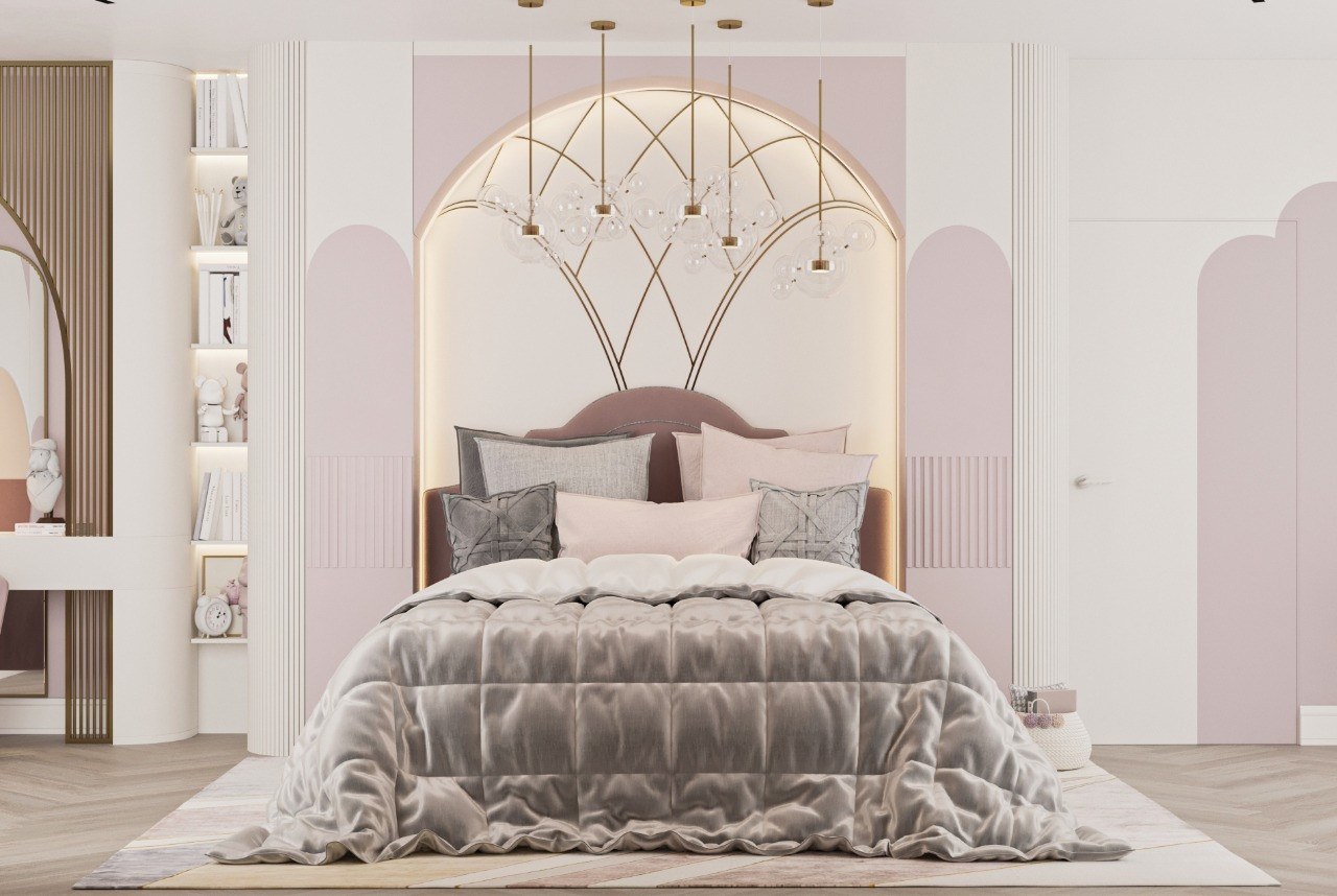 Gentle girl's bedroom