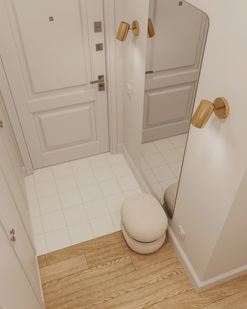 18. Clean 64 м². Прихожая