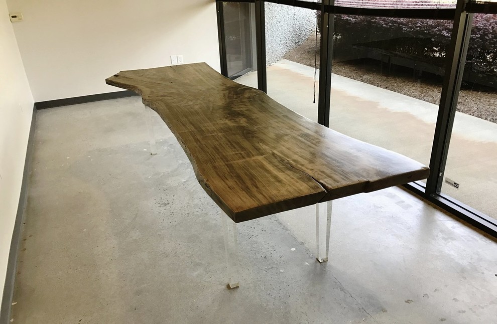 Natural Edge Wood Conference Table Modern Office Furniture