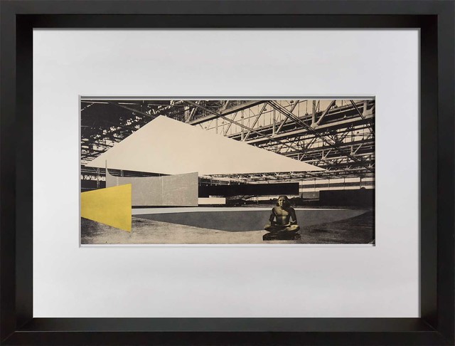 Mies Van Der Rohe Limited Edition Lithograph, Concert Hall 1942, Frame