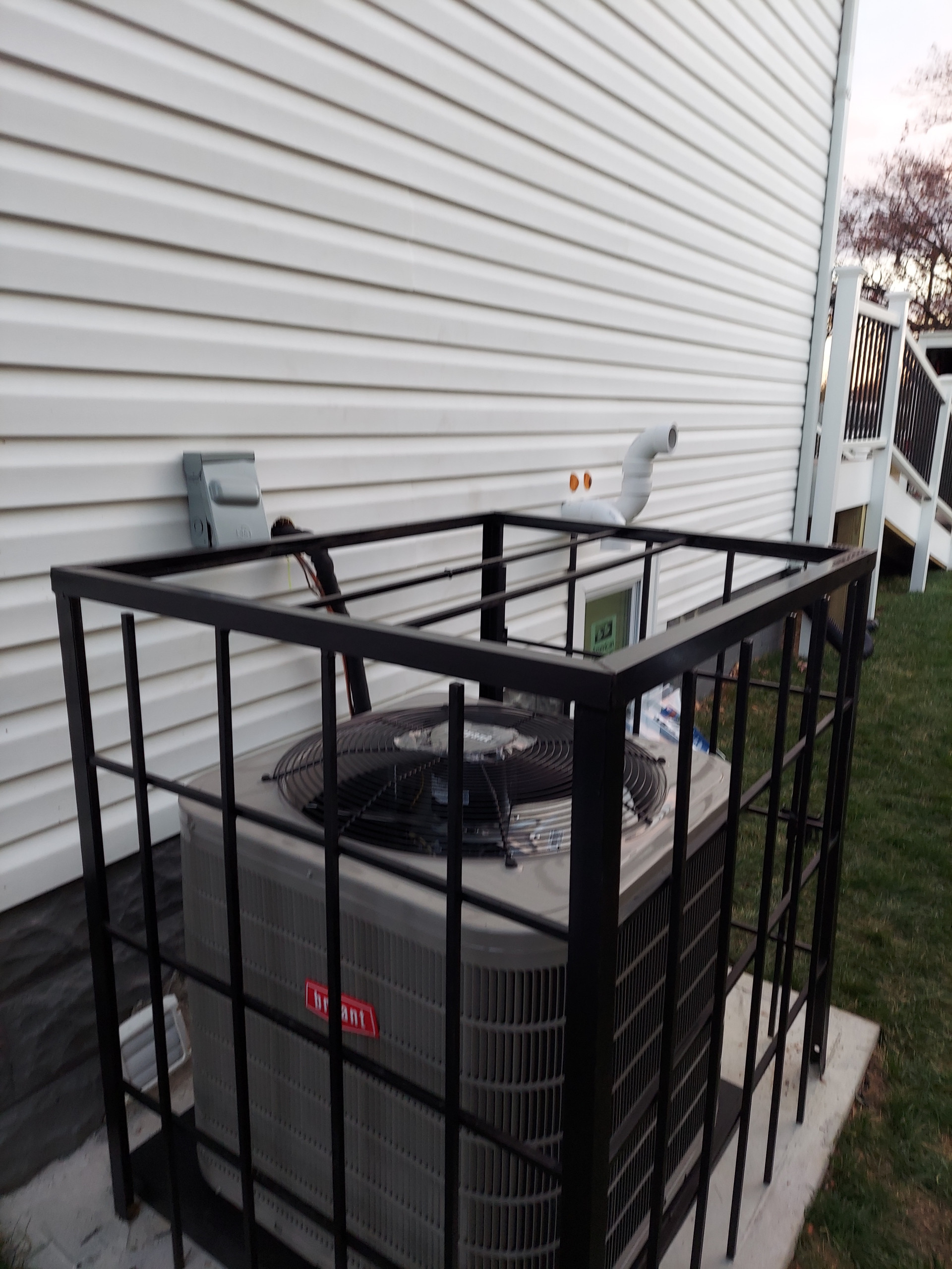 Security Cage for A/C equipment
