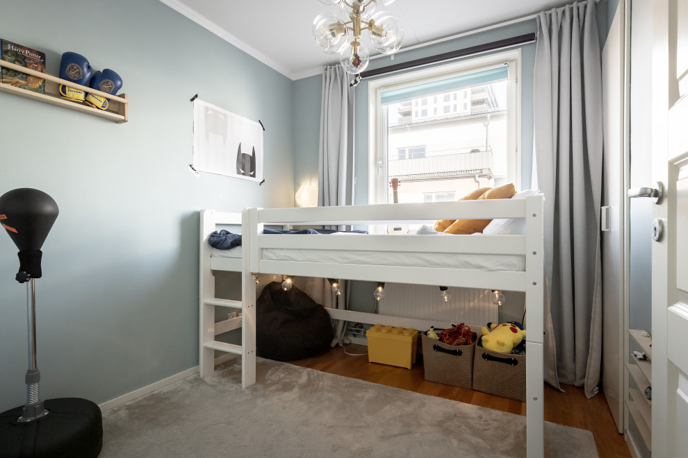 Photo of a scandi kids' bedroom in Stockholm.