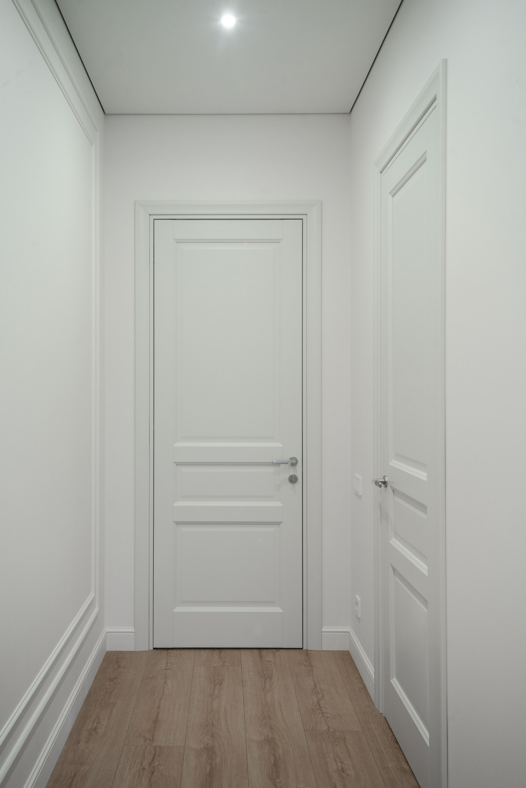 Просторная квартира в серых цветах