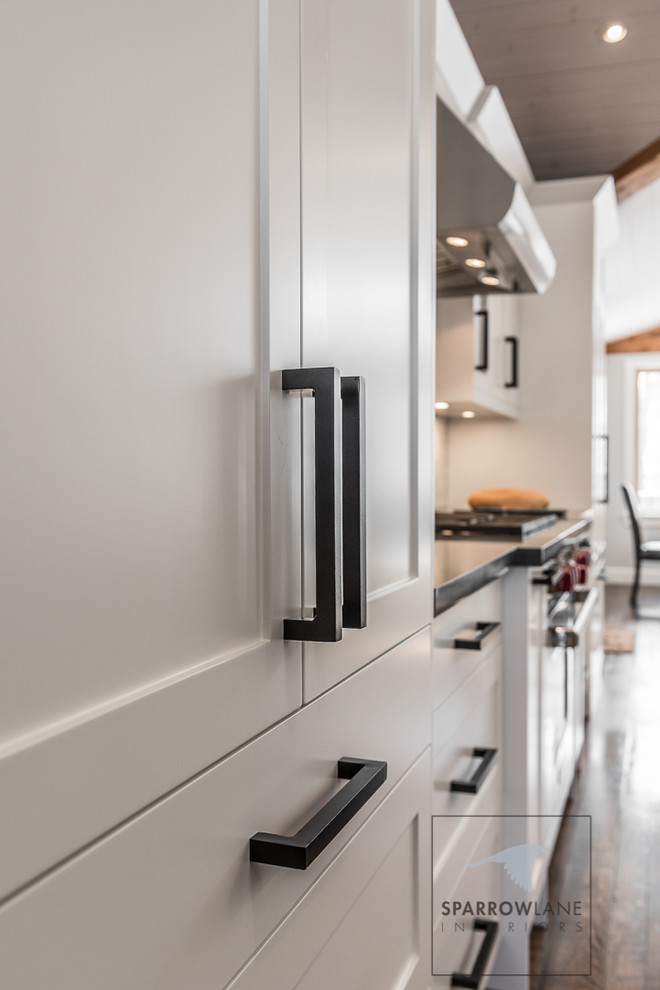 Transitional home design photo in Toronto