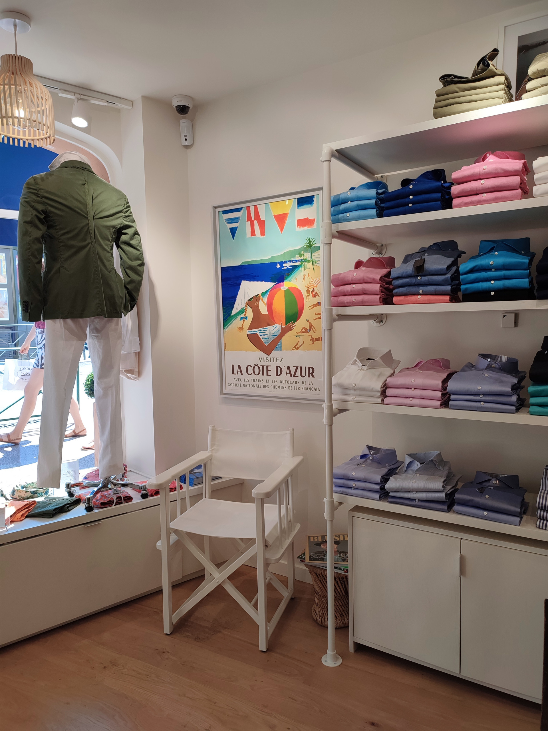 Agencement d'une boutique de vêtements - Saint-Tropez