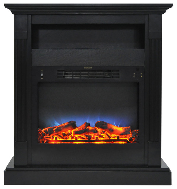 Sienna 34 Electric Fireplace With Multi Color Led Insert And