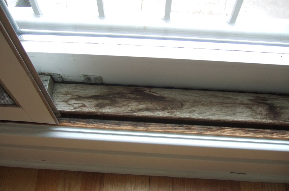 Sliding Glass Door on 2nd Fl. Water Coming in at Threshold