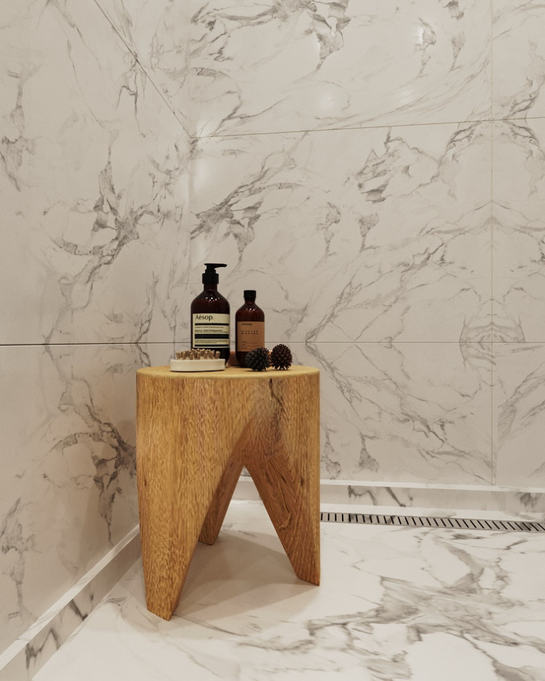 Санузел в современном классическом стиле