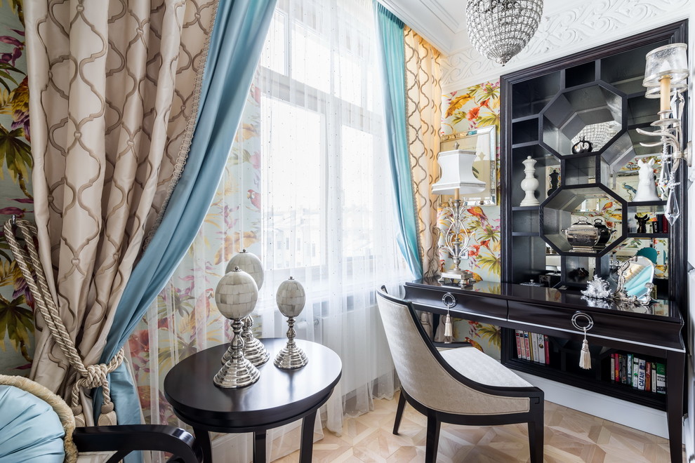 Интерьер квартиры в стиле современной классики с элементами Ар-Деко в Петербурге