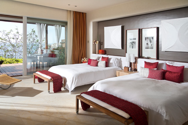 bay house eclettico-camera-da-letto