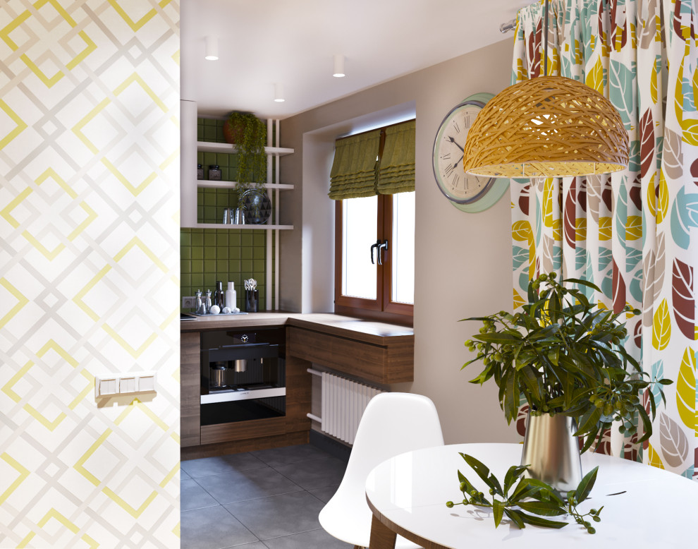 Яркая квартира с уважением к советскому наследию 70-х