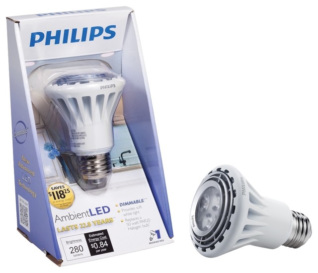Philips AmbientLED (TM) Dimmable 50W Replacement PAR20 Indoor Flood LED Light Bu