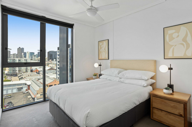 Fortitude Valley, QLD contemporary-bedroom