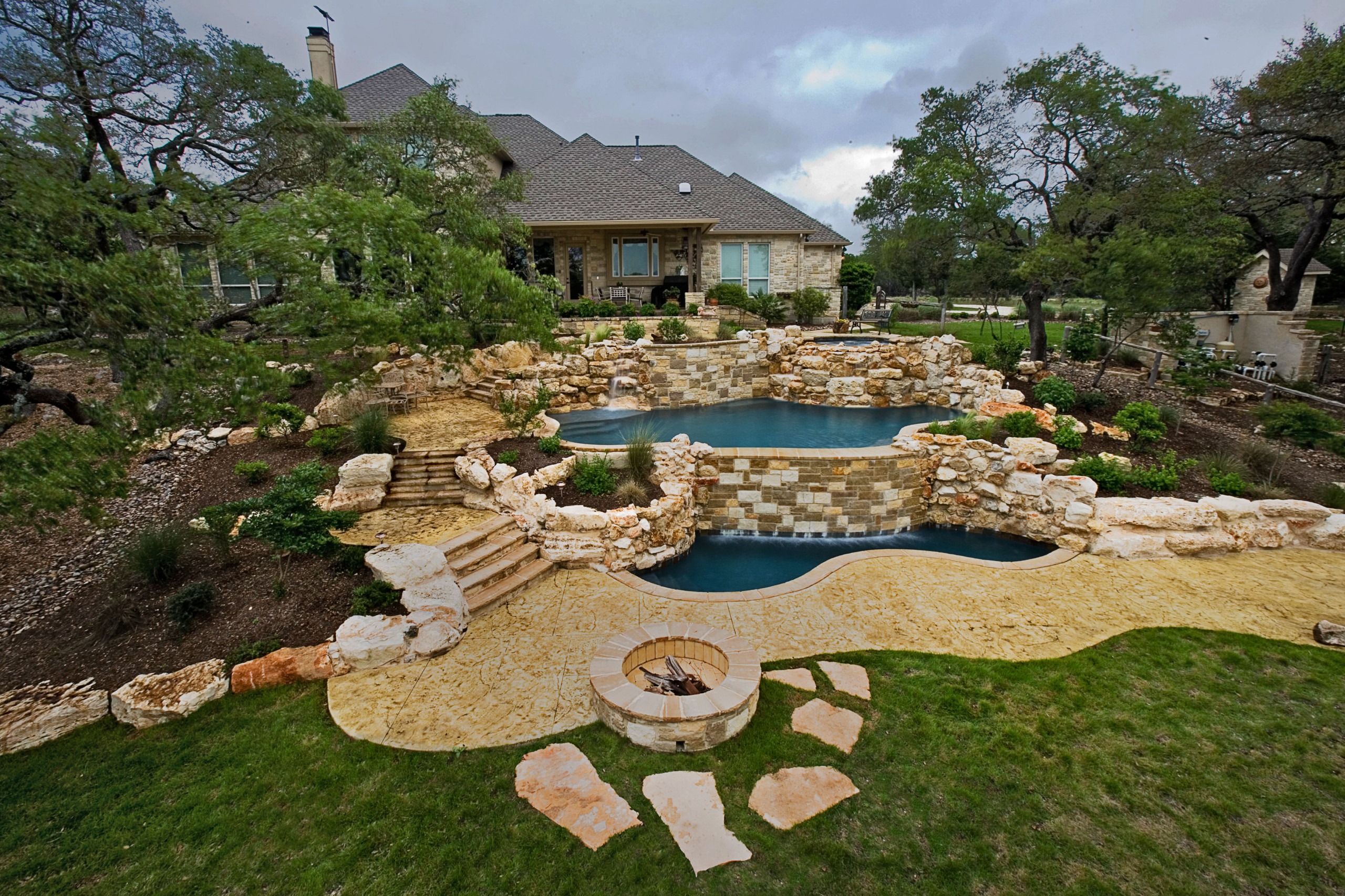 Cordillera Ranch Vanishing Edge Pool/Spa/Outdoor Living/Landscape