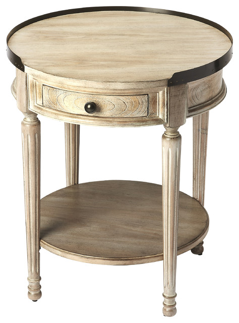 butler specialty company wilshire driftwood accent tabl
