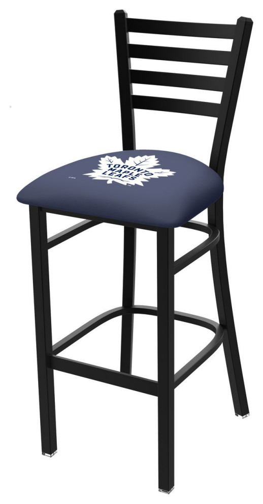 Holland L004 Toronto Maple Leafs 30" Stationary Bar Stool Black