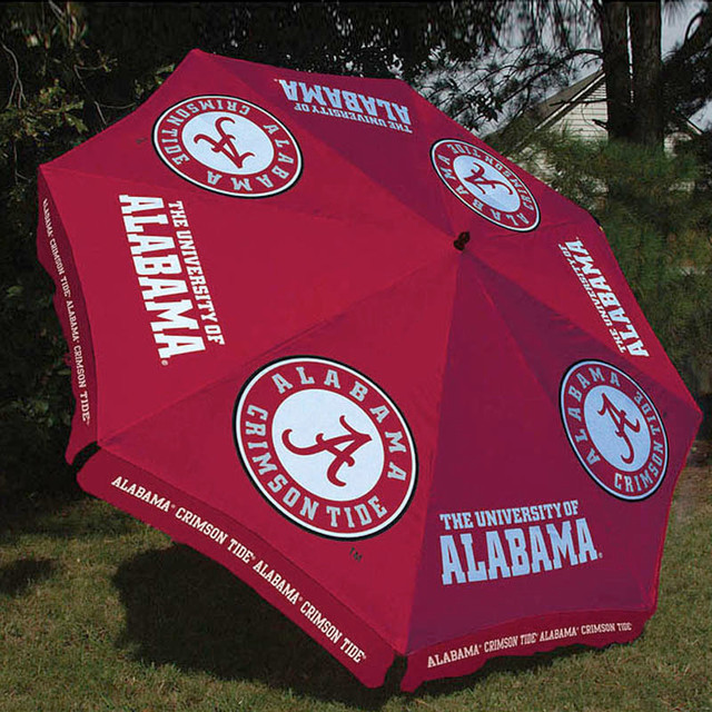 Ncaa 9 Ft Patio Umbrella Contemporary Outdoor Umbrellas By Alabama Crimson Tide 9 Ft Patio Umbrella