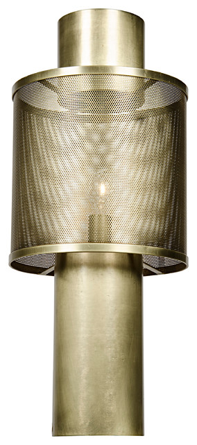 Thana Table Lamp, Antique Brass