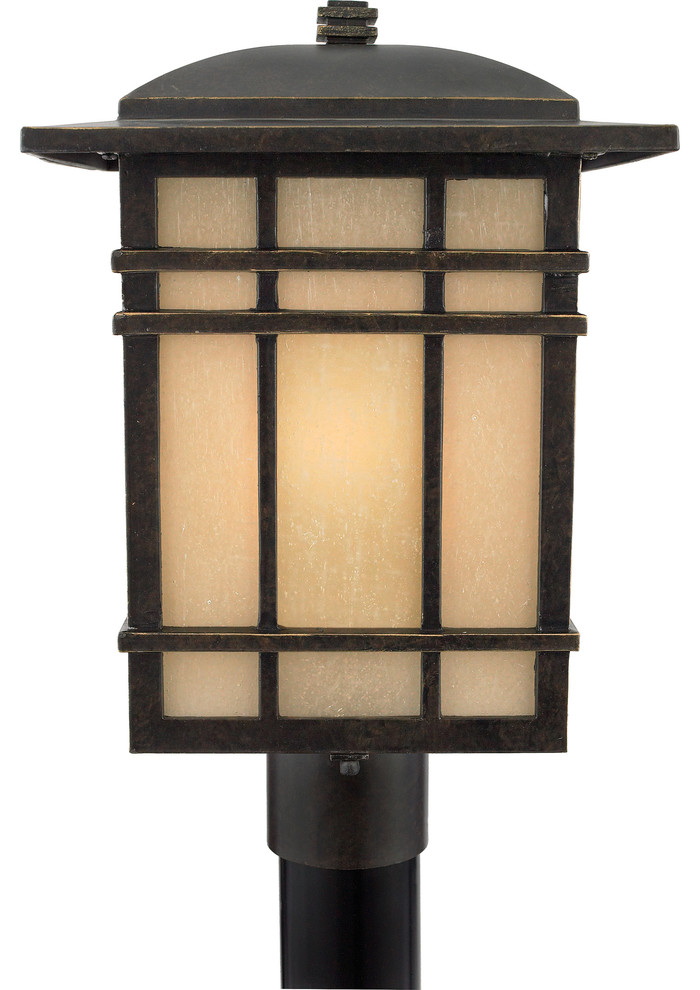 Quoizel HC9011IB One Light Outdoor Post Mount Hillcrest Imperial Bronze