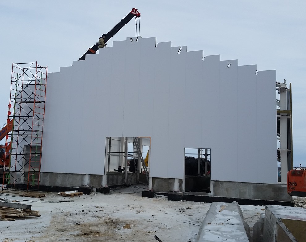 Строительство комплекса производственных зданий на территории завода