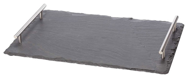 Slate Large Cheese Board With Handles Contemporary Slate Large Cheese Board With Handles